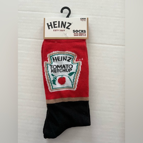 Odd Sox Underwear & Socks 3 For 2 Heinz Tomato Ketchup Socks Fits